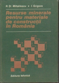 Resurse minerale pentru materiale de constructii in Romania