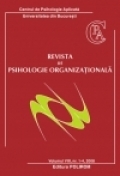 Revista de psihologie organizationala. Volumul VIII, nr. 1-4/2008