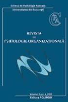 coperta Revista de psihologie organizationala. Vol. II, nr. 4, 2002