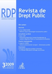 Revista de Drept Public, Nr. 3/2009