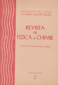 Revista de fizica si chimie, Iulie 1976