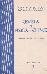 Revista de fizica si chimie, Aprilie 1977
