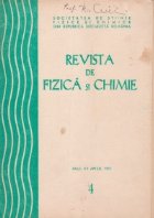 coperta Revista de fizica si chimie, Aprilie 1983