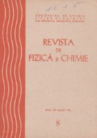 Revista Fizica Chimie August 1982