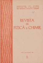 Revista fizica chimie August 1986