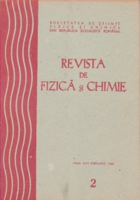 Revista de fizica si chimie, Februarie 1988