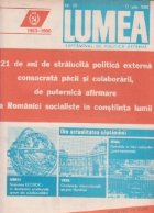 Revista Lumea, nr 21- 29/1986