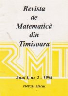Revista matematica din Timisoara anul
