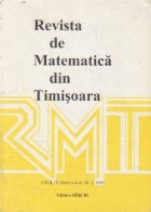 Revista matematica din Timisoara 1999