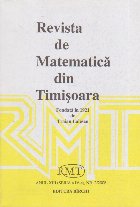 Revista Matematica din Timisoara 2/2008