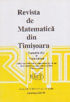 Revista Matematica din Timisoara 1/2008