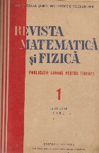 Revista Matematica si Fizica 1951 (12 numere)