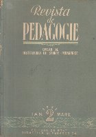 Revista Pedagogie Ianuarie Martie 3/1953