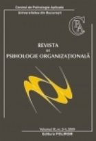Revista psihologie organizationala Volumul 4/2009