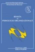 Revista de Psihologie Organizationala. Vol. V, nr. 1/2005