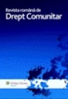 coperta Revista romana de drept comunitar nr. 1/2008