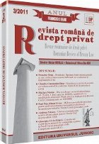 Revista romana de drept privat nr. 3/2011 - Anul Francisc Deak