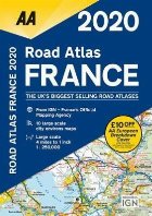 coperta AA Road Atlas France 2020