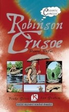 coperta Robinson Crusoe - banda desenata - editie bilingva romana-engleza