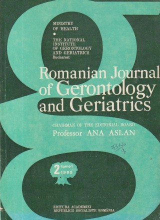 Romanian Journal of Gerontology and Geriatrics, Tome 1, No. 2/1980