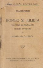 Romeo Julieta Tragedie cinci acte