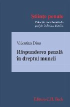 coperta Răspunderea penală în dreptul muncii