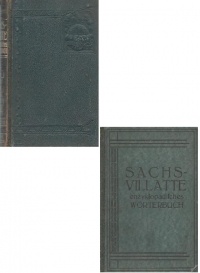Sachs-Villatte enzyklopadisches franzosisch-deutsches und deutsch-franzosisches Worterbuch (2 volume)