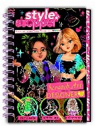 coperta Scratch art desingner : răzuieşte, schiţează, colorează