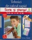 coperta Scrie si sterge! Tehnici de calcul rapid