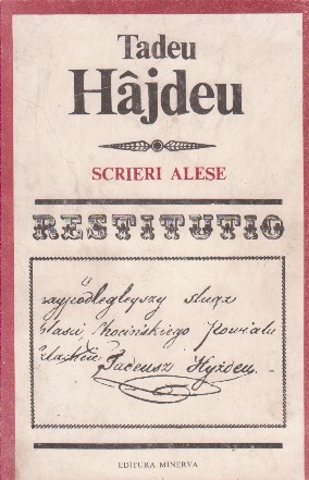 Scrieri Alese - Tadeu Hajdeu