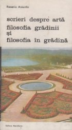 Scrieri despre arta Volumul Filosofia