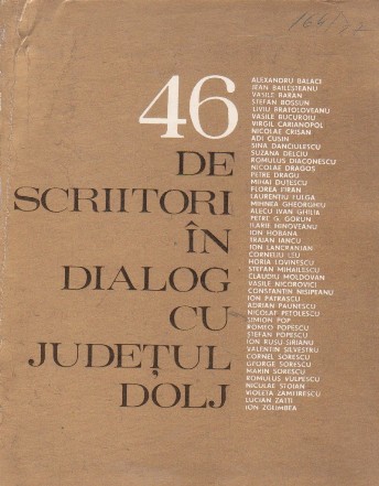 46 de scriitori in dialog cu judetul Dolj