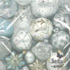 coperta Servetele Globuri de Craciun (Set 20 buc.)