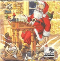 Servetele Mos Craciun Scrisori (Set 20 buc.)