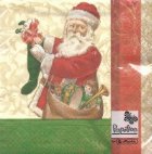 coperta Servetele Mos Craciun cu daruri (Set 20 buc.)