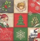 coperta Servetele Ornamente de Craciun Ve/Ro (Set 20 buc.)