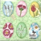 coperta Servetele de Paste - Oua motive florale (Set 20 buc.)