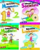 Set gradinita 4 auxiliare, nivel 3-4 ani (1. Educatie pentru societate, 2. Educarea limbajului, 3. Cunoasterea