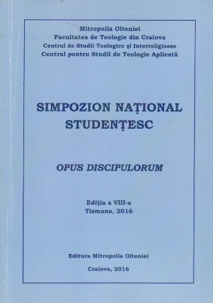 Simpozion National Studentesc, Editia a VIII-a, 2016