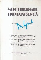 Sociologie romaneasca, Nr. 1/2000