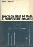 coperta Spectrometria de masa a compusilor organici