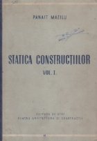 Statica constructiilor Volumul Sisteme tehnice