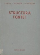 coperta Structura fontei (traducere din limba rusa)
