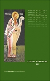 Studia Basiliana, volumul III