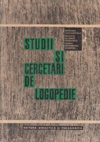 Studii si cercetari de logopedie