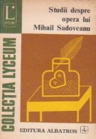 Studii despre opera lui Mihail Sadoveanu