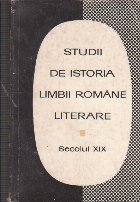 Studii Istoria Limbii Romane Literare