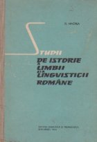 Studii istorie limbii lingvisticii romane