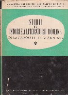 Studii de istorie a literaturii romane de la C.A.Rosetti la G.Calinescu