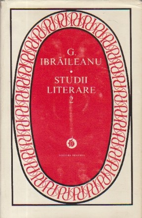 Studii literare, 2 - G. Ibraileanu
